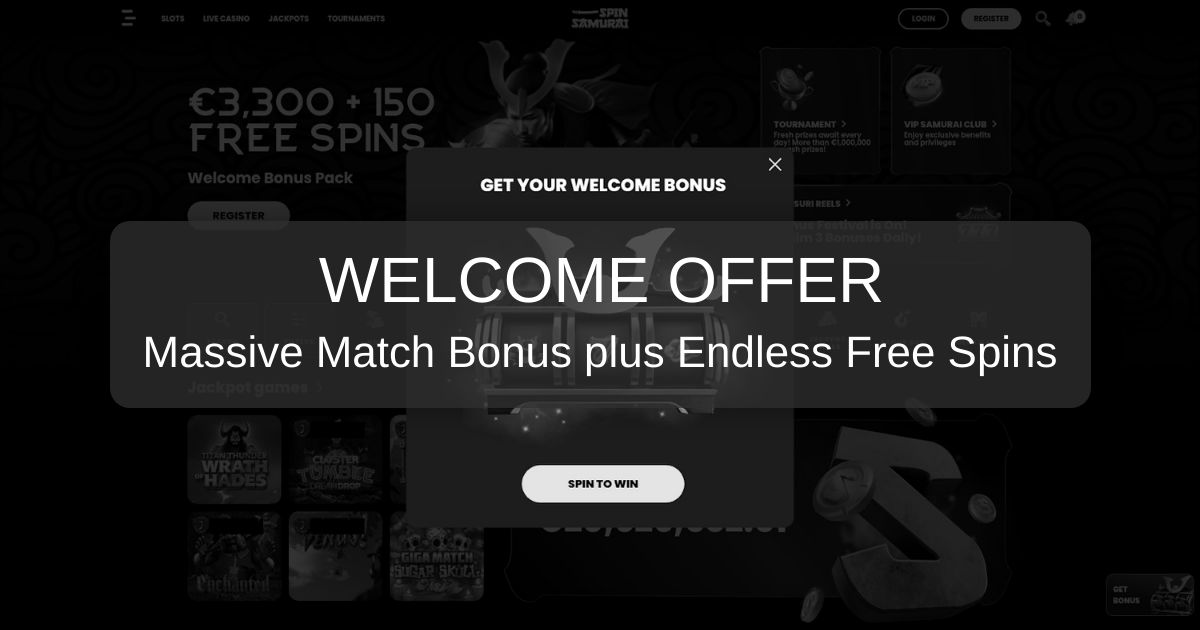 Play with Luck at SpinSamurai Casino